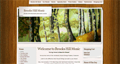 Desktop Screenshot of brookshillmusic.com